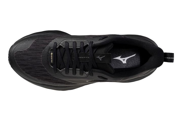 Mizuno Wave Rider GTX 3 D Black Sand/Black/Iron Gate Womens #color_black