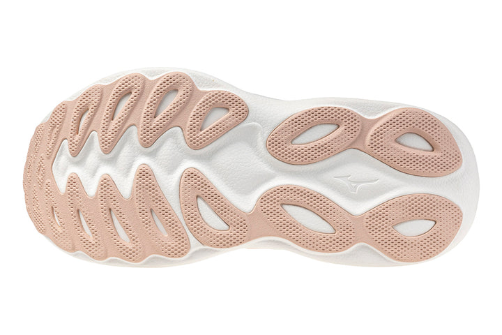 Mizuno Wave Sky 9 B Petal Pink/White/Peach Whip Womens #color_pink-soft-pink
