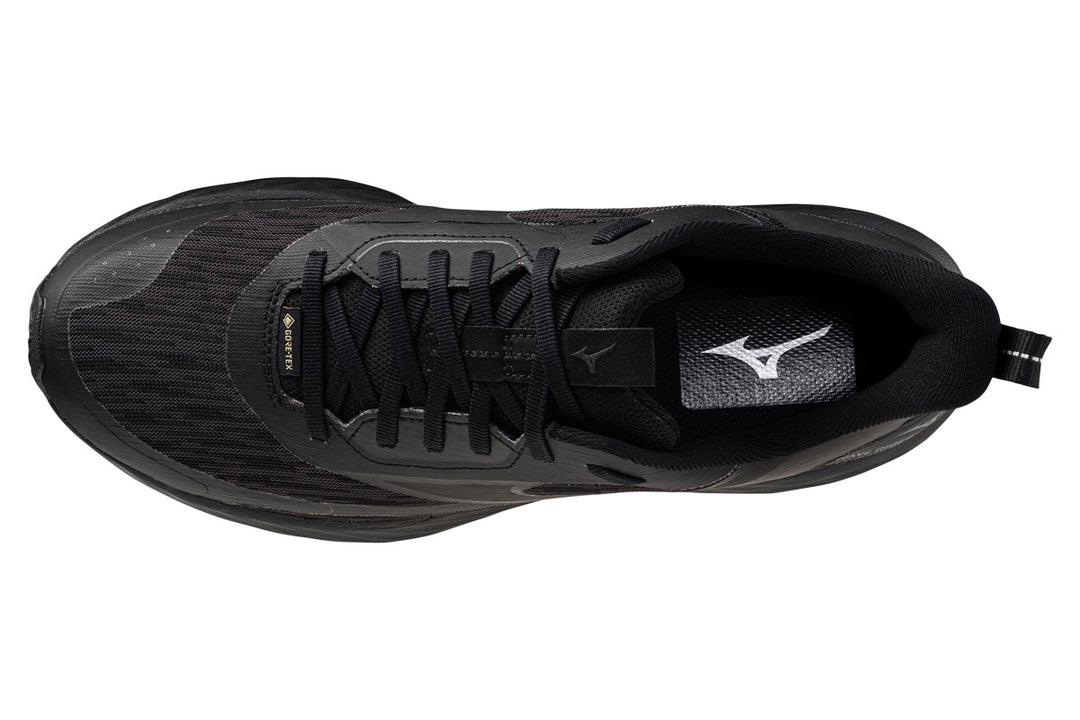 Mizuno Wave Rider GTX 3 2E Black/Black/Black Sand Mens #color_black