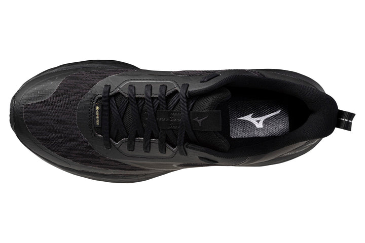 Mizuno Wave Rider GTX 3 2E Black/Black/Black Sand Mens #color_black