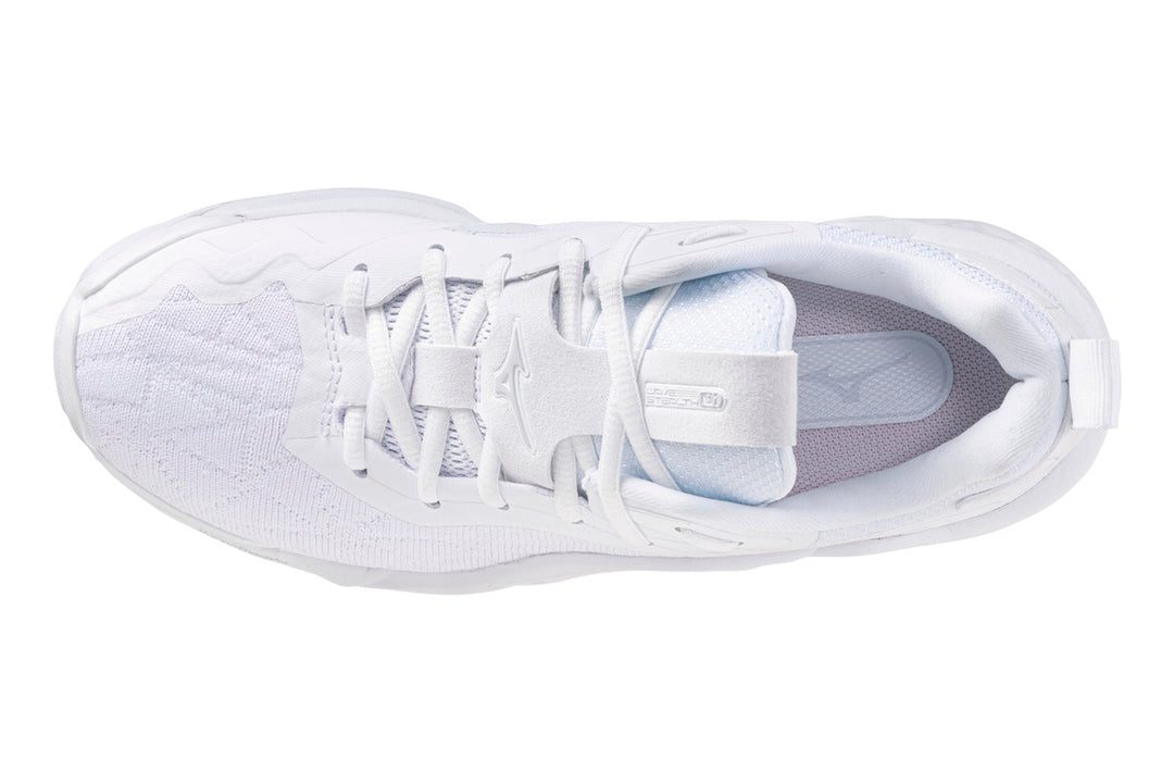 Mizuno Wave Stealth Neo 2 D White/White Womens #color_white