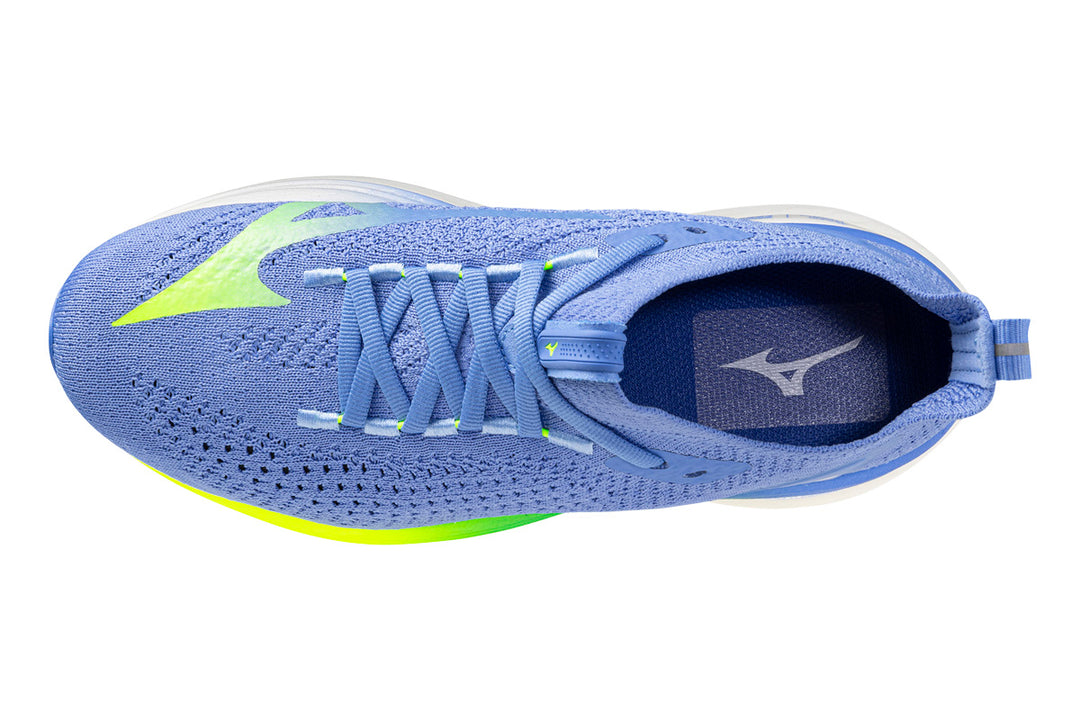 Mizuno Neo Vista 2 B Ultramarine/White/Lightning Yellow Womens #color_blue-multi-yellows