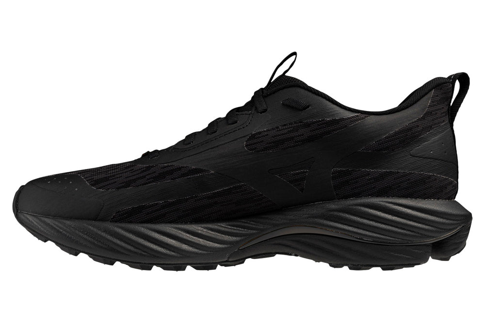 Mizuno Wave Rider GTX 3 2E Black/Black/Black Sand Mens #color_black