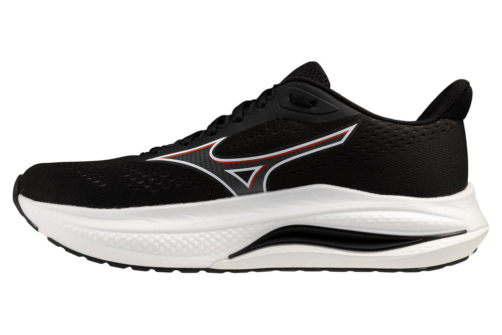 Mizuno Wave Inspire 22 D Black/Quiet Shade/Cherry Tomato Mens #color_black-multi-reds