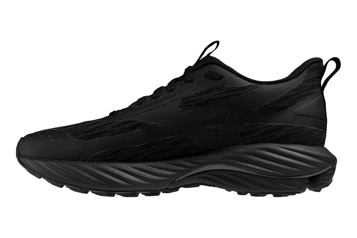 Mizuno Wave Rider GTX 3 D Black Sand/Black/Iron Gate Womens #color_black