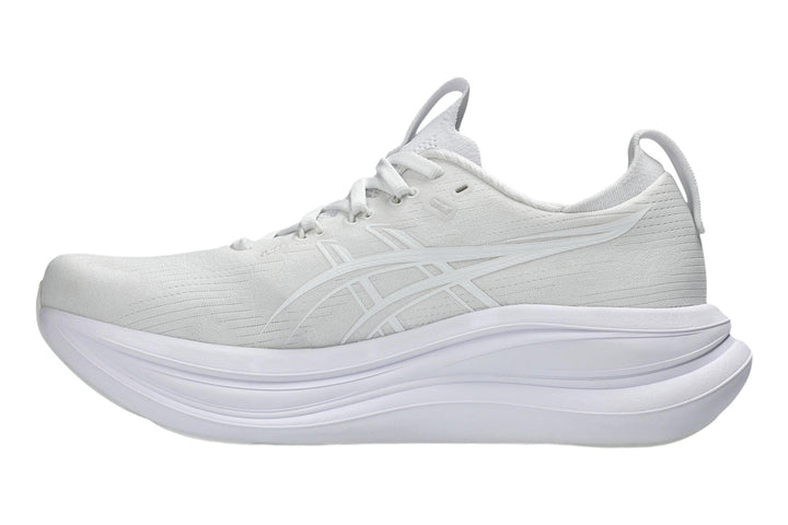 Asics Gel-Nimbus 28 B White/White Womens #color_white