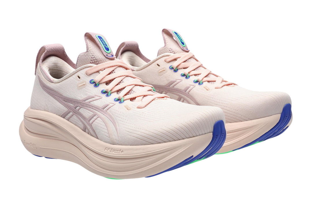 Asics Gel-Nimbus 28 B Pearl Pink/Morganite Womens #color_pink