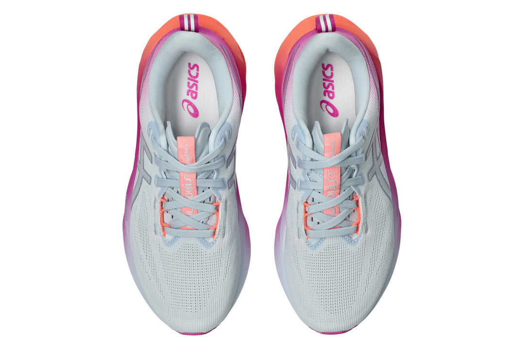 Asics Novablast 5 B Sky/Digital Sakura Womens #color_white-multi-pinks-oranges