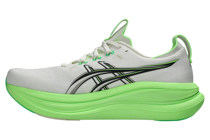 Asics Gel-Nimbus 28 D Cream/Black Mens #color_brown-multi-greens