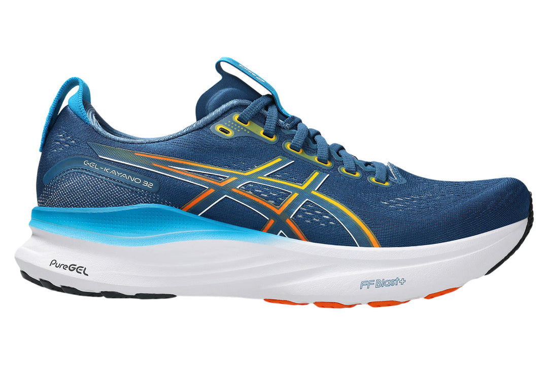 Asics Gel-Kayano 32 2E Twilight Blue/Anzu Mens #color_navy
