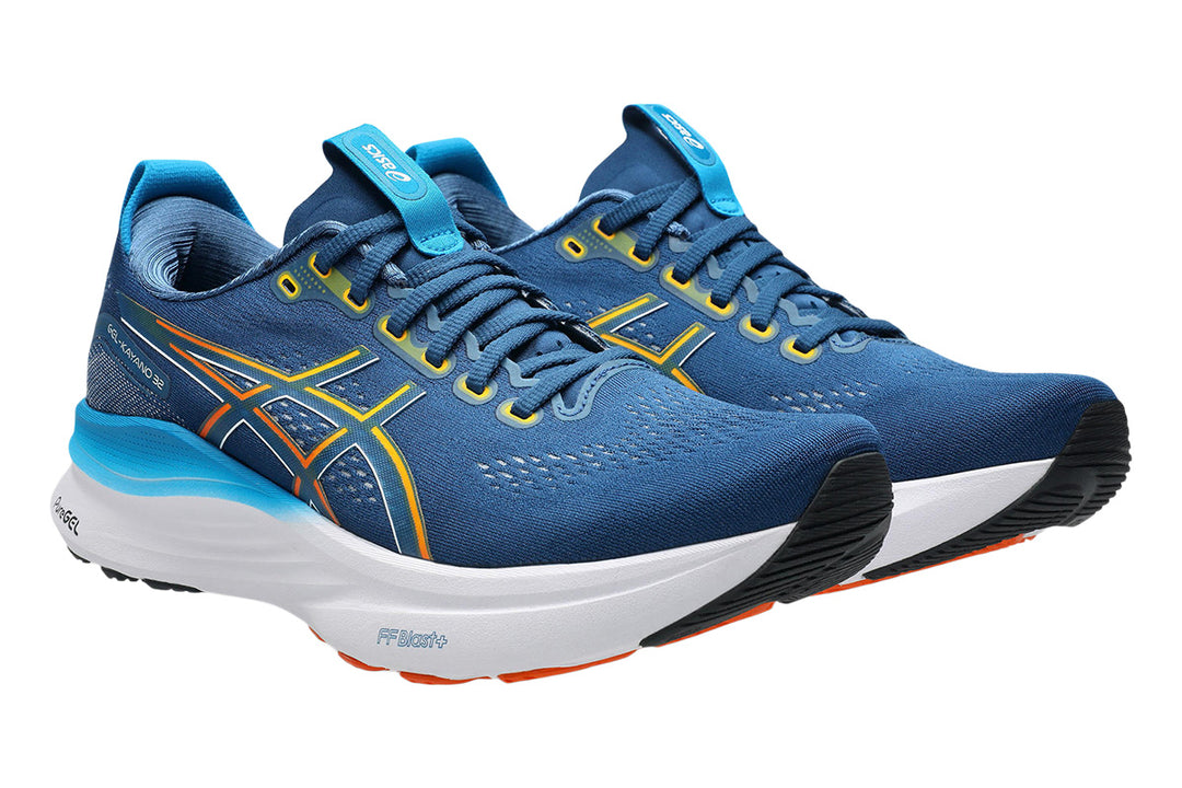 Asics Gel-Kayano 32 2E Twilight Blue/Anzu Mens #color_navy
