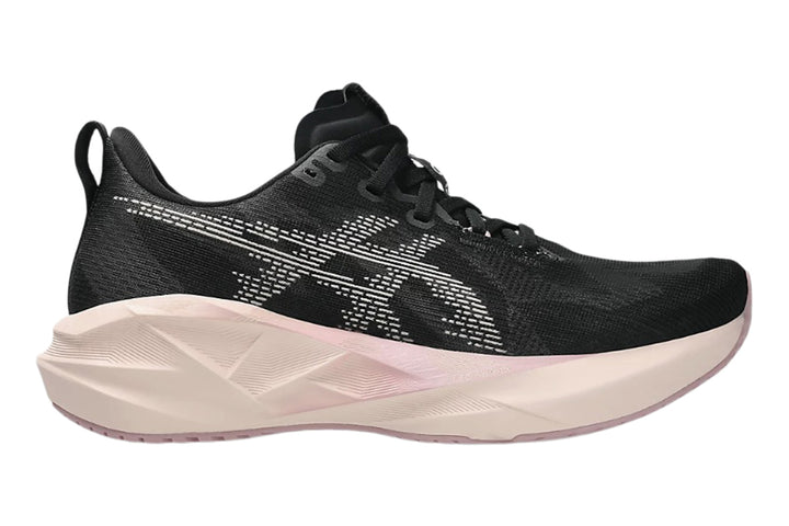 Asics Novablast 5 B Black/Pearl Pink Womens #color_black-multi-pinks