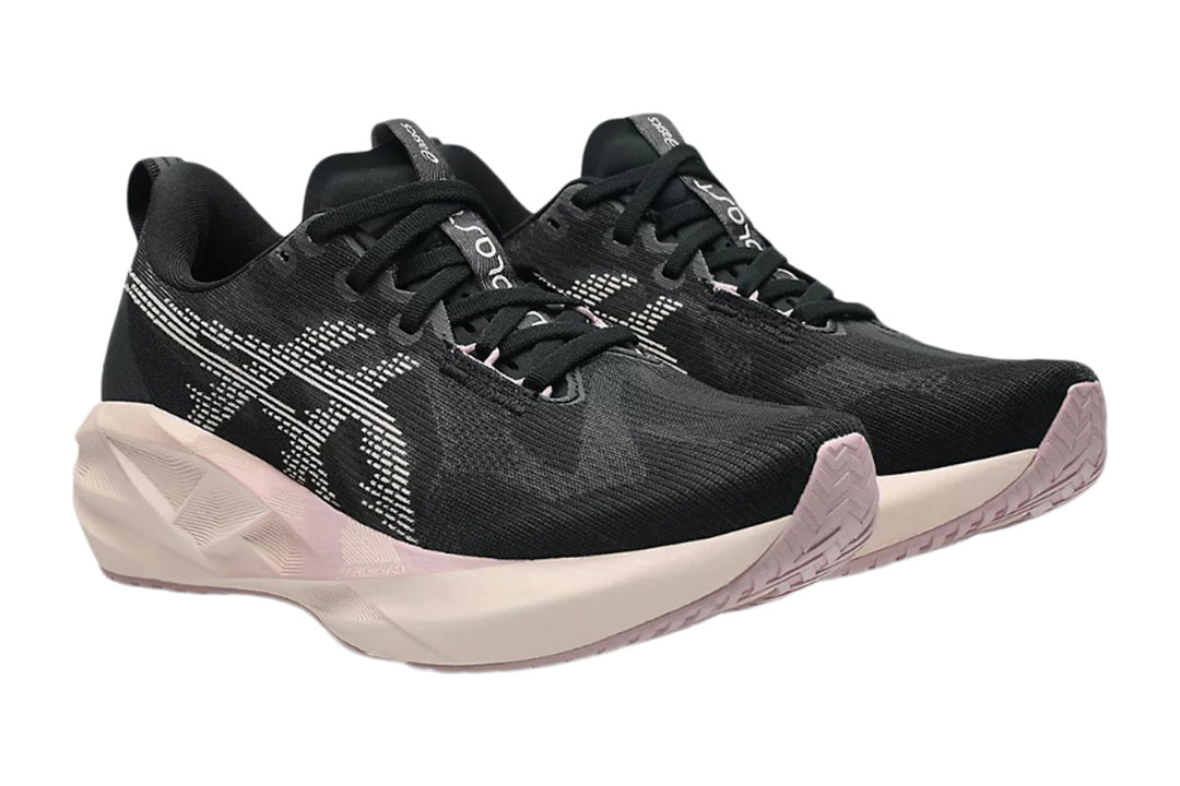 Asics Novablast 5 B Black/Pearl Pink Womens #color_black-multi-pinks
