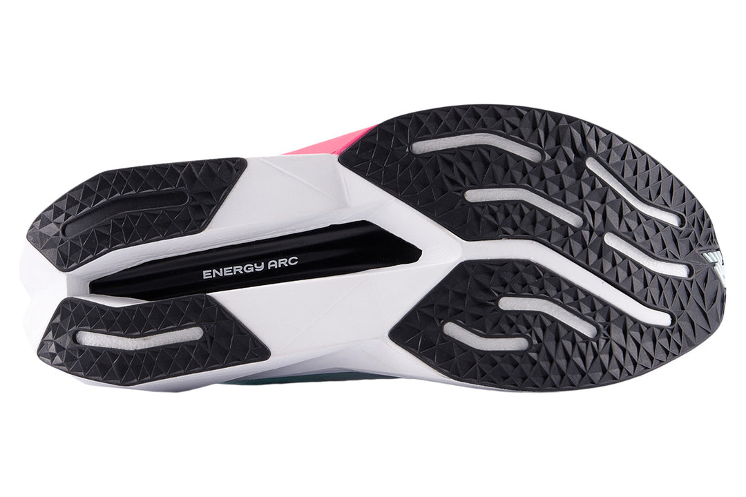 New Balance Super Comp Trainer v3 D Fairweather Blue Mens #color_white-multi-pinks-oranges