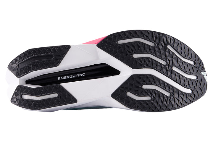 New Balance Super Comp Trainer v3 D Fairweather Blue Mens #color_white-multi-pinks-oranges