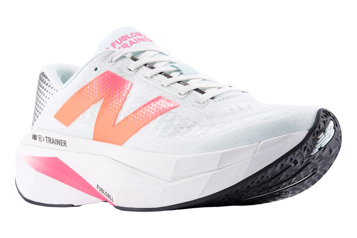 New Balance Super Comp Trainer v3 D Fairweather Blue Mens #color_white-multi-pinks-oranges