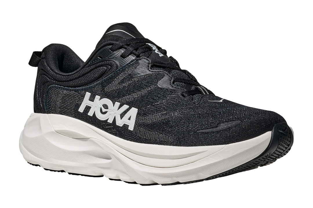Hoka Gaviota 6 B Black/White Womens #color_black