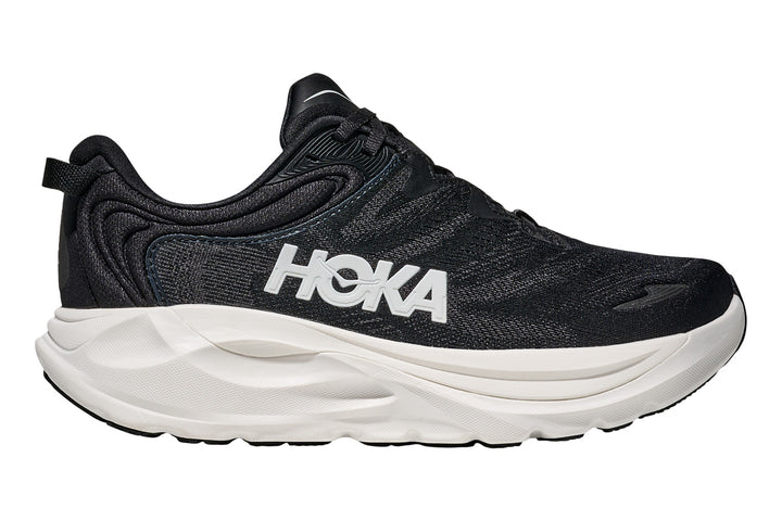 Hoka Gaviota 6 B Black/White Womens #color_black