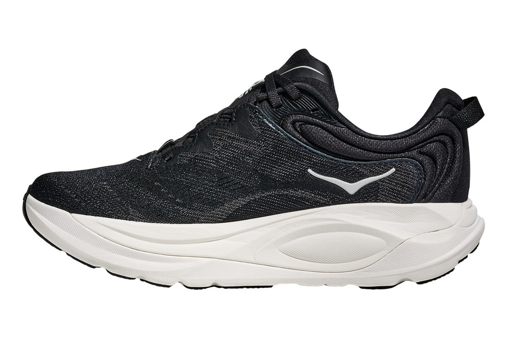 Hoka Gaviota 6 B Black/White Womens #color_black