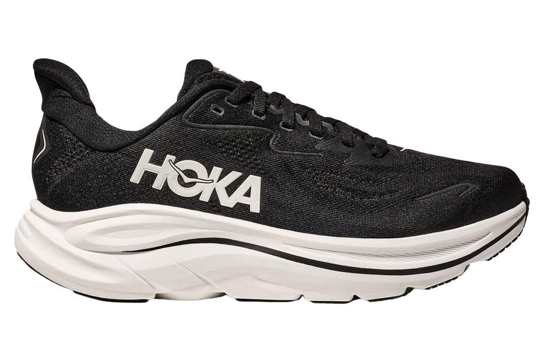 Hoka Clifton 10 D Black/White Mens #color_black