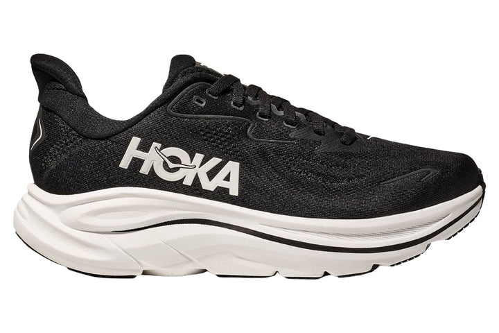 Hoka Clifton 10 D Black/White Mens #color_black