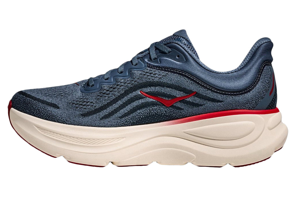 Hoka Bondi 9 2E Thunder Cloud/Vermillion Mens #color_blue-indigo