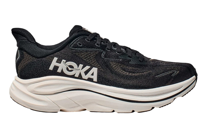 Hoka Clifton 10 B Black/White Womens #color_black