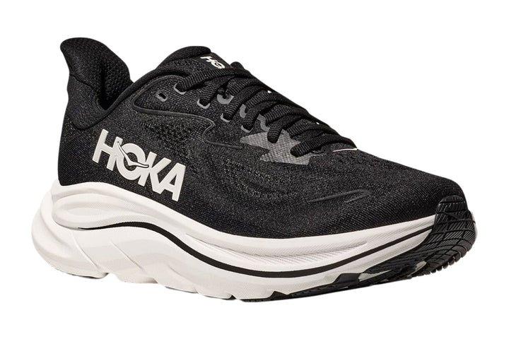 Hoka Clifton 10 B Black/White Womens #color_black