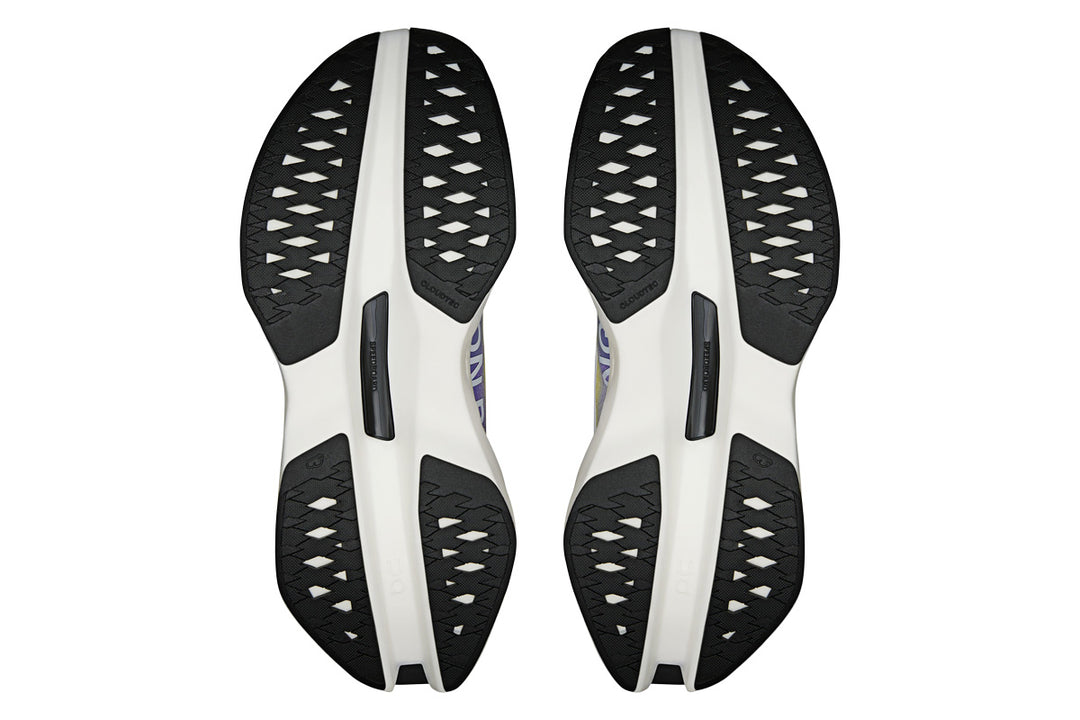 On Cloudboom Max B White/Juniper Womens #color_white-multi-purples-yellows