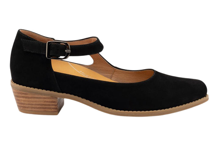 Klouds Raven Black Nubuck Womens #color_black