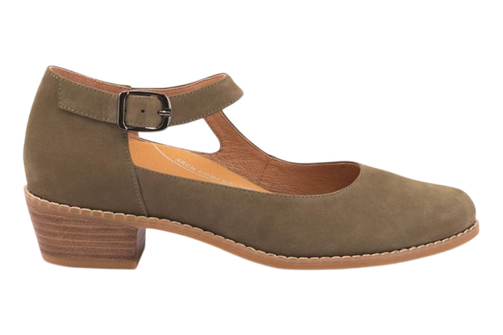 Klouds Raven Khaki Nubuck Womens #color_green