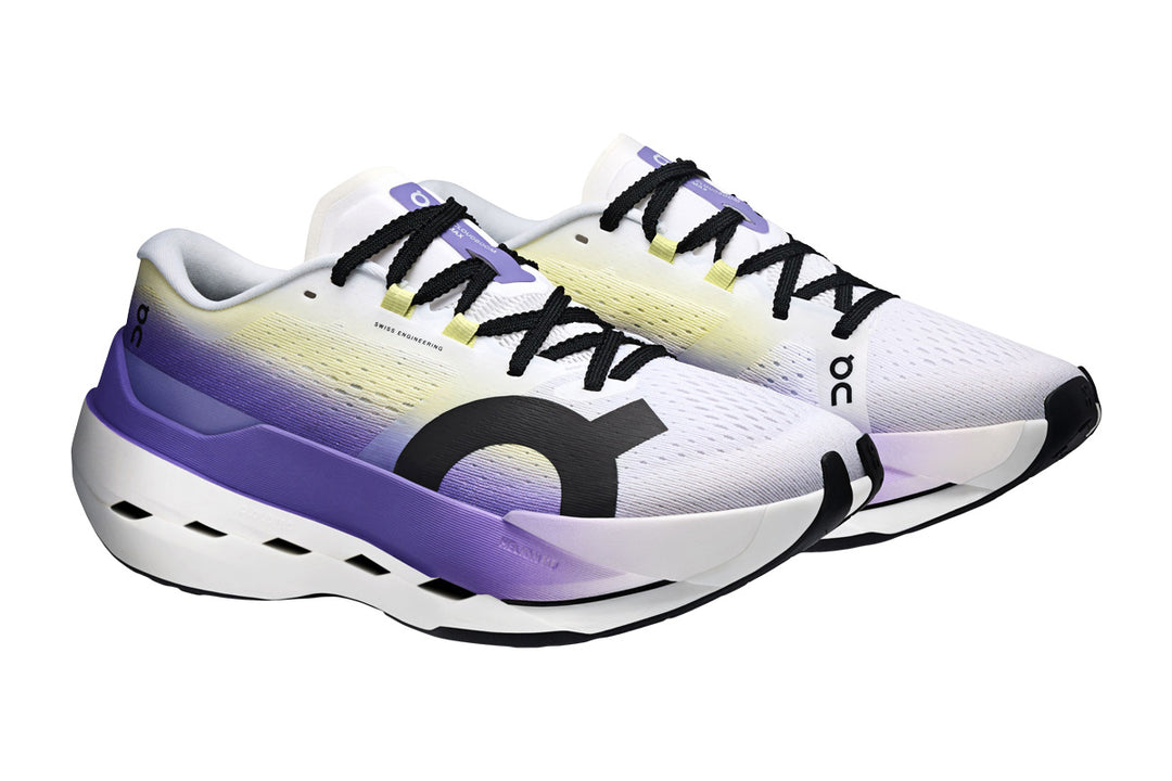 On Cloudboom Max B White/Juniper Womens #color_white-multi-purples-yellows