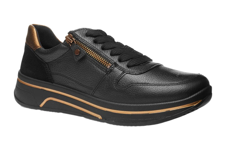 Ara Sapporo 3.0 12-27540 Black/Bronze Womens #color_black-multi-metallics