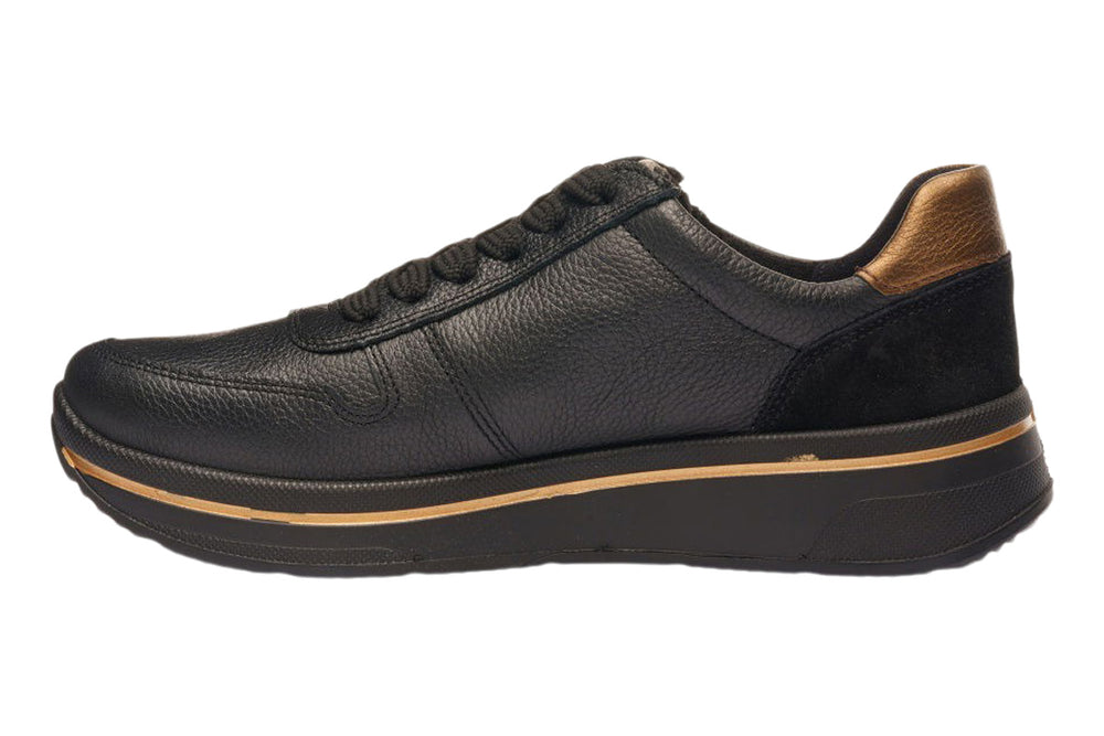 Ara Sapporo 3.0 12-27540 Black/Bronze Womens #color_black-multi-metallics
