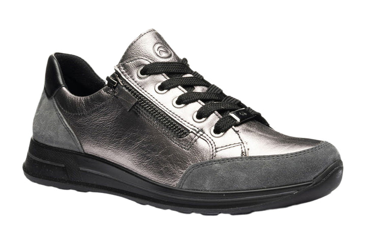Ara Osaka 2.0 12-54801 Graphite/Black Womens #color_metallic-pewter