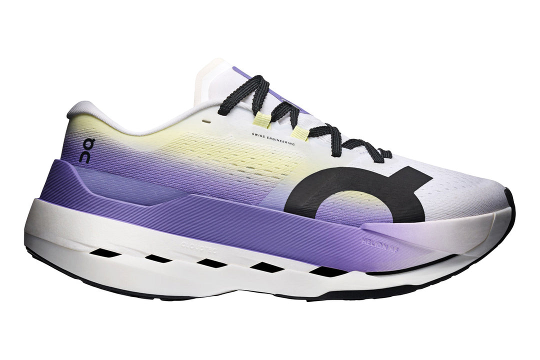 On Cloudboom Max B White/Juniper Womens #color_white-multi-purples-yellows