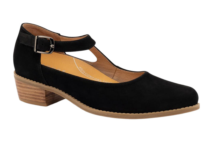 Klouds Raven Black Nubuck Womens #color_black