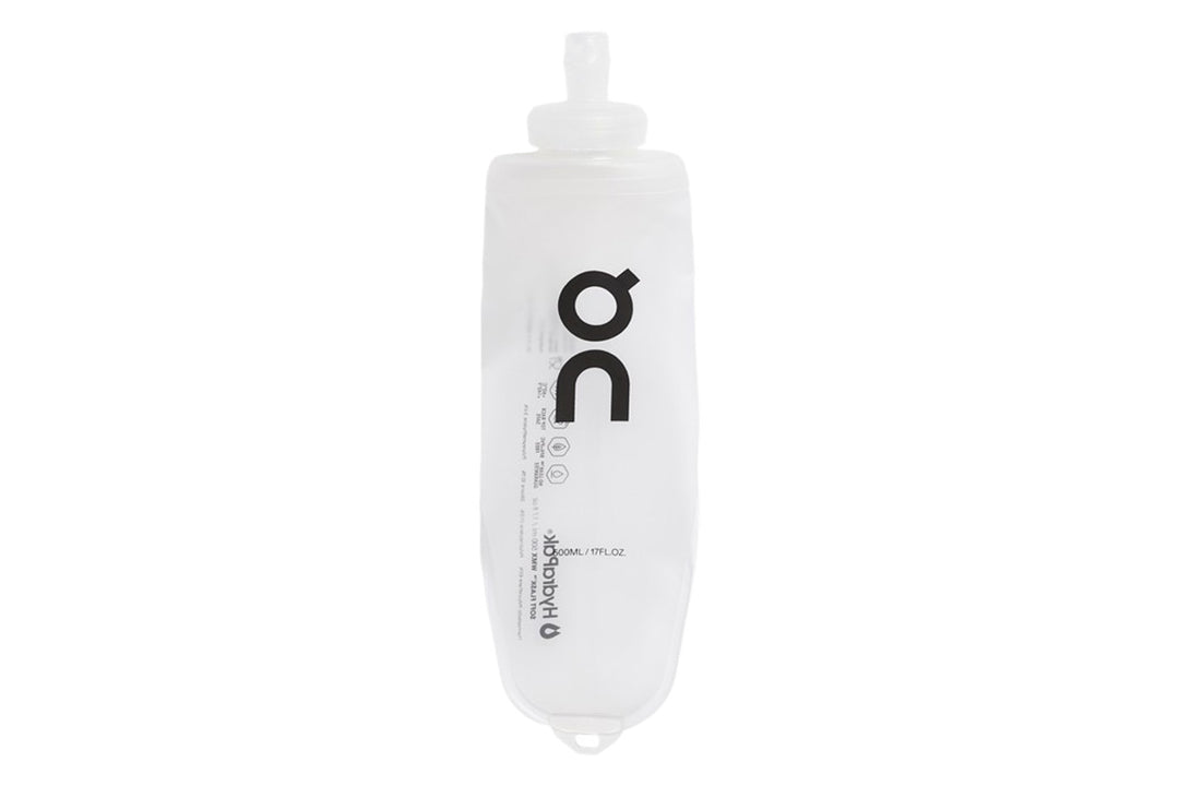 On Soft Flask 0.5L Translucent/Black Unisex #color_white