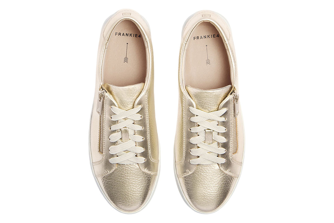 Frankie 4 Billie II White Gold Tumbled Womens #color_metallic-gold