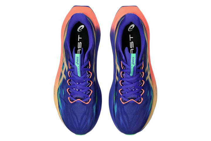Asics Superblast 3 D Cobalt Burst/Light Orange Unisex #color_blue-multi-oranges-yellows