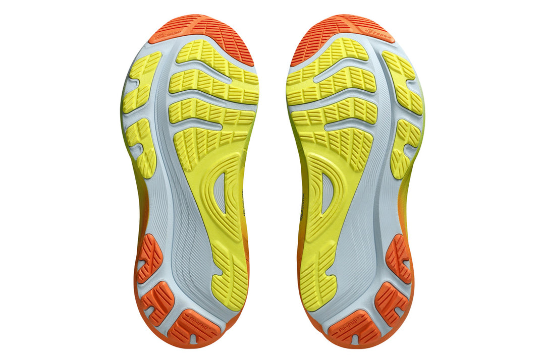Asics Gel-Kayano 32 D Sky/Lemon Spark Mens #color_white-multi-oranges-yellows