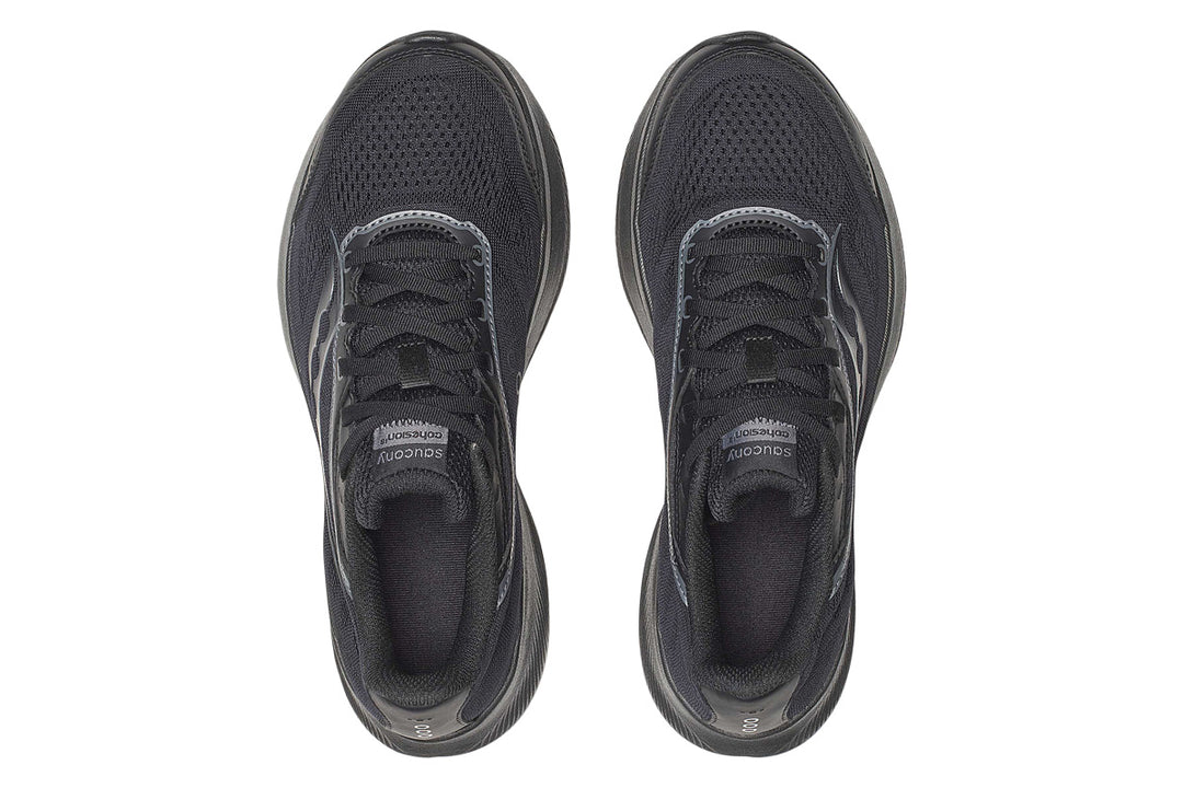 Saucony Cohesion 18 D Triple Black Womens #color_black