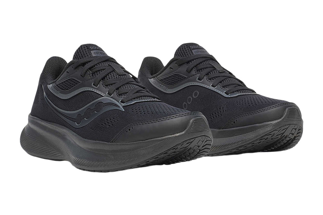 Saucony Cohesion 18 D Triple Black Womens #color_black