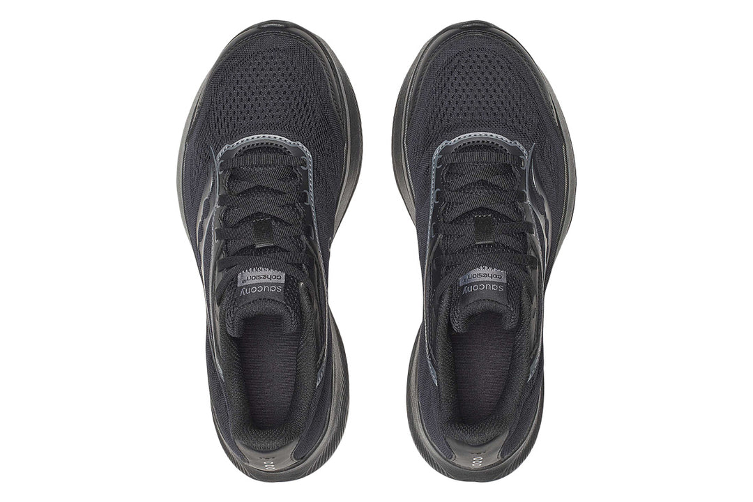 Saucony Cohesion 18 2E Triple Black Mens #color_black