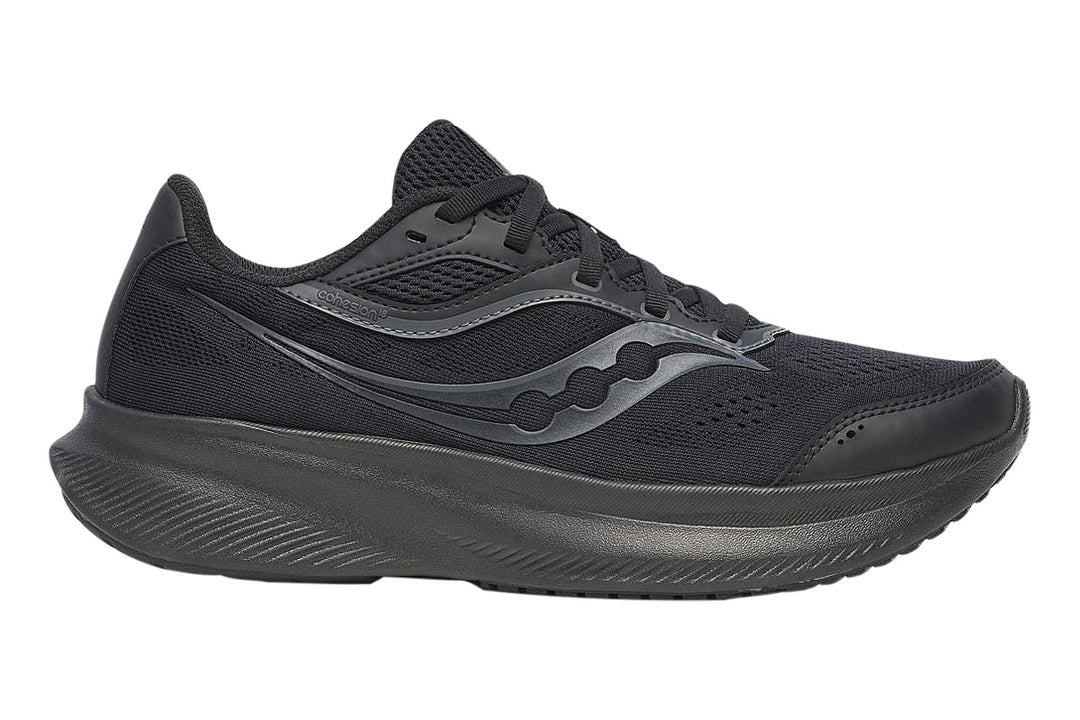 Saucony Cohesion 18 D Triple Black Womens #color_black