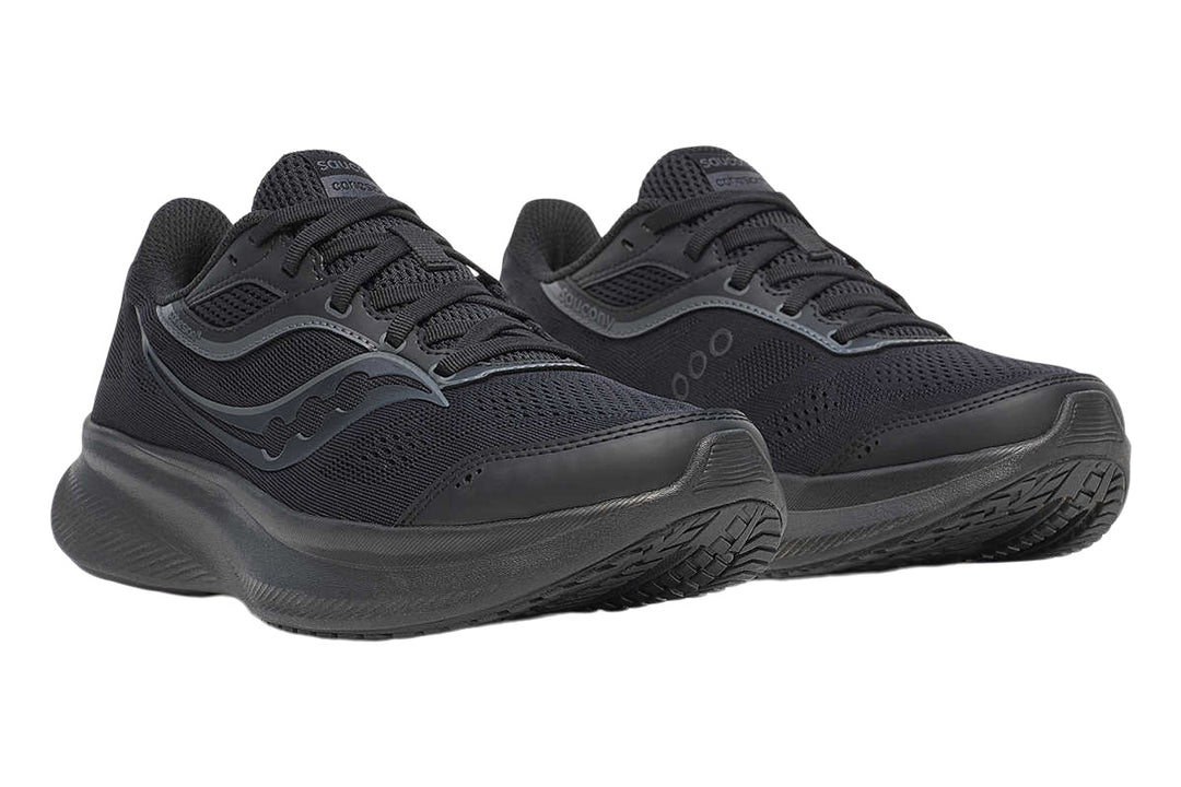Saucony Cohesion 18 2E Triple Black Mens #color_black