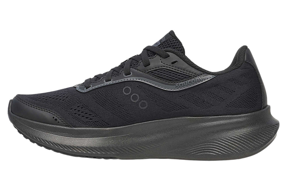 Saucony Cohesion 18 2E Triple Black Mens #color_black