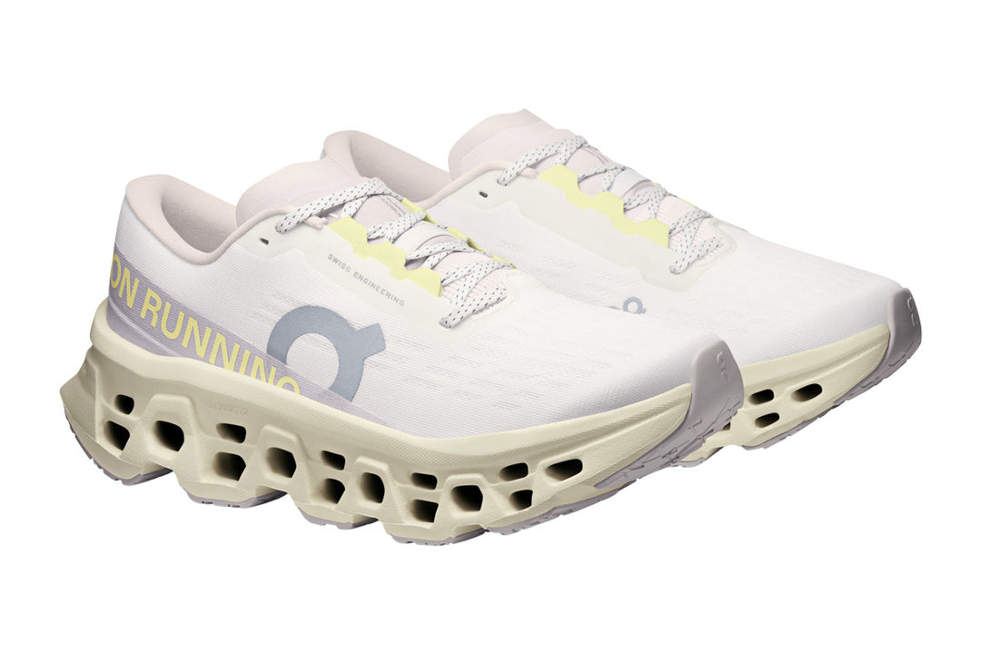 On Cloudmonster 3 B Ivory/Seedling Womens #color_brown-multi-greens