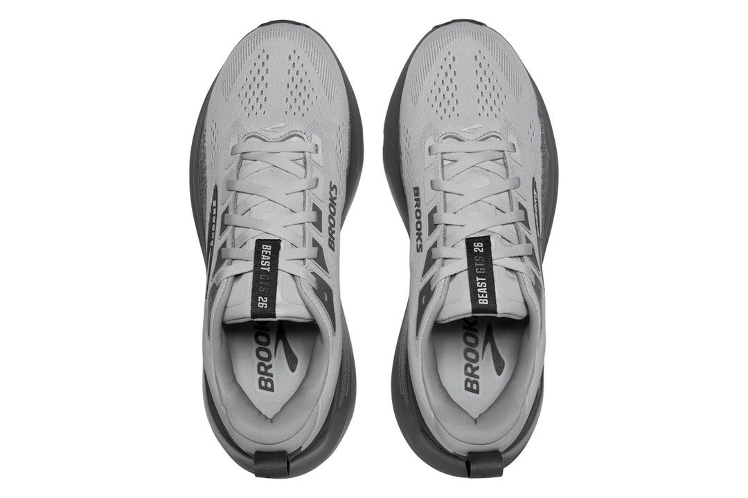Brooks Beast GTS 26 4E Gray/Gray/Blackened Pearl Mens #color_grey