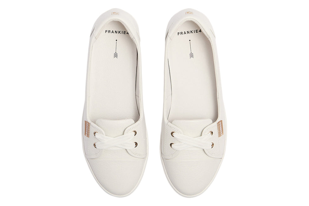 Frankie 4 Hannah III White Tumbled Womens #color_white
